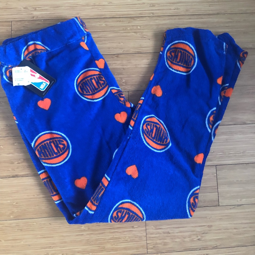 NBA Knicks plush PJ pants